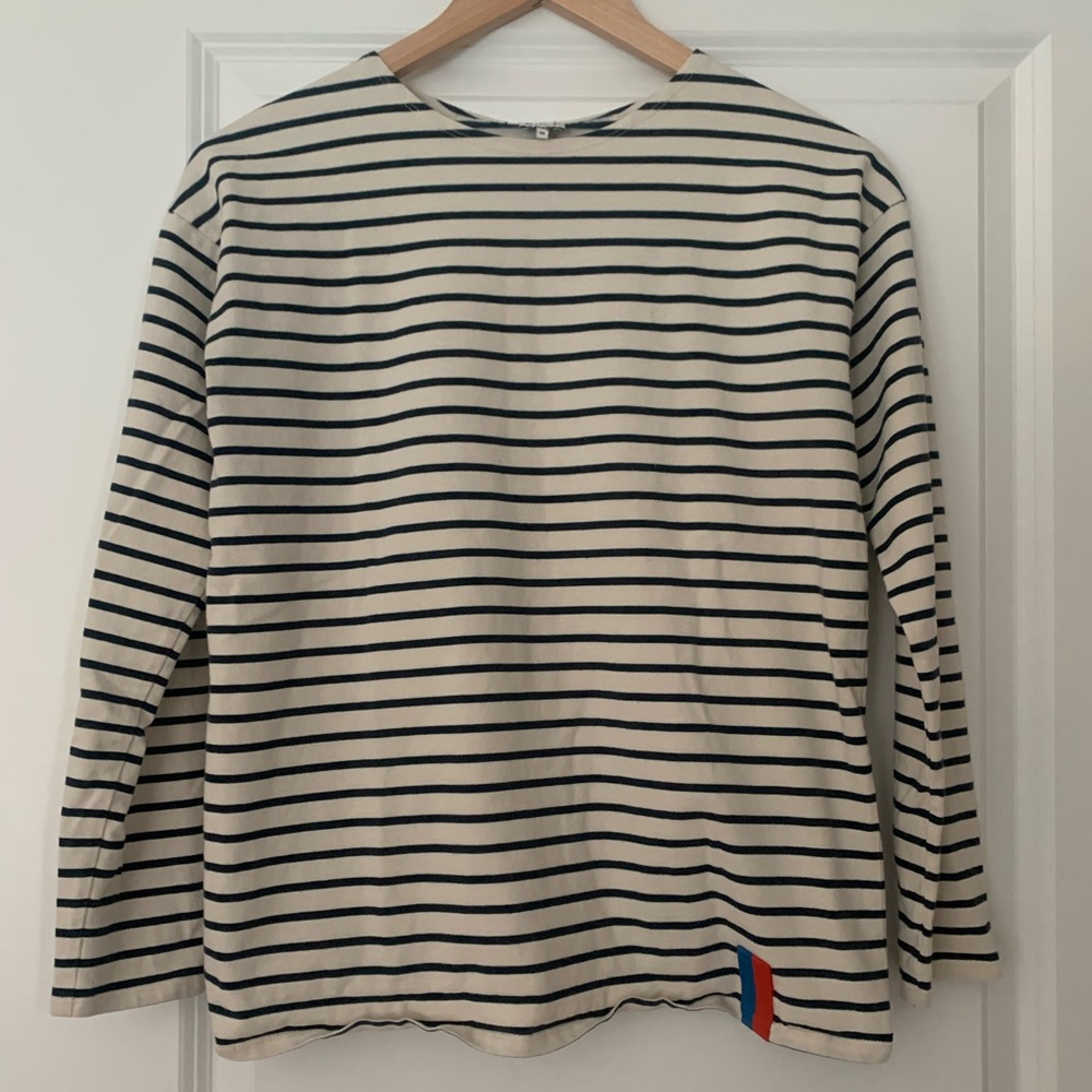 KULE XS boyfriend long sleeve top